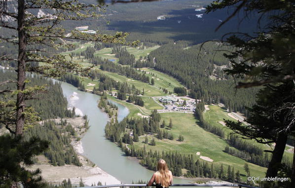 Tunnel Mountain trail, Banff National Park. Views of the Bow River Valley