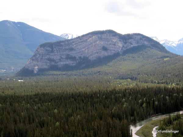 Tunnel Mountain viewed from the Hoodoos trail