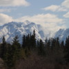 Rocky Mountains near Johnson Lake Trail