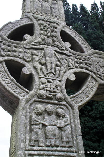 Detail of a Celtic Cross at Monasterboice