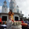 Praan Prathistaa Ceremony - A Legacy for Granny: Arriving at the temple the murti would call home.