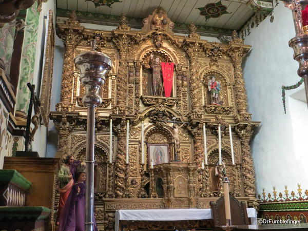 Mission San Juan Capistrano, Serra's Church Retablo