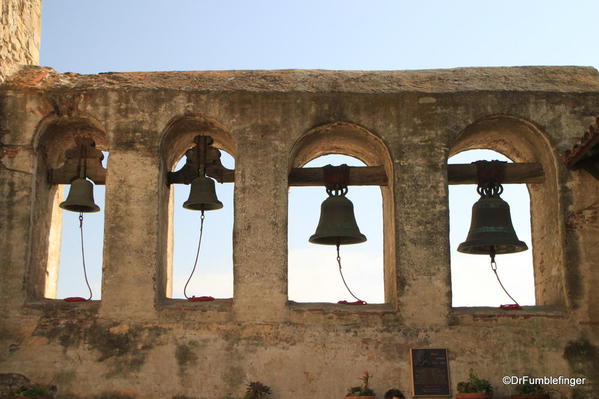 Mission San Juan Capistrano. Bell Wall