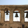 Mission San Juan Capistrano.  Bell Wall