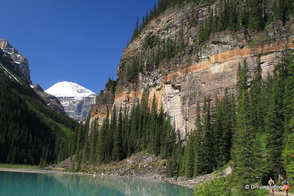 Cliff along North Shore of Lake Louise