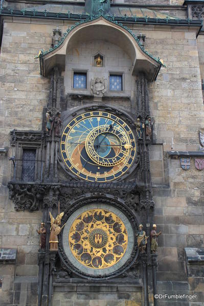 Prague. Astronomical clock, Old Town Hall.
