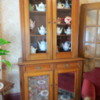 China cabinet, Front bedroom, Steinbeck House, Salinas, California