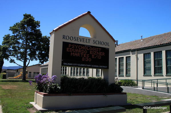 Roosevelt High School, which John Steinbeck attended