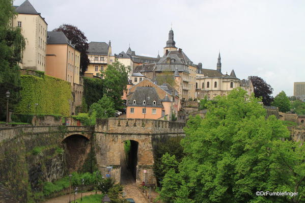 Luxembourg City. Ramparts