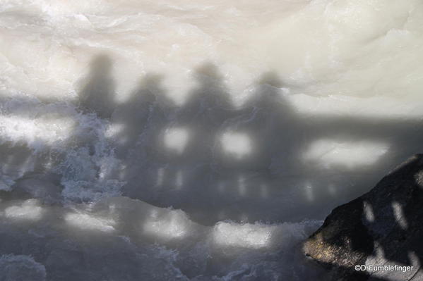 Shadows on theYoho River, Yoho National Park