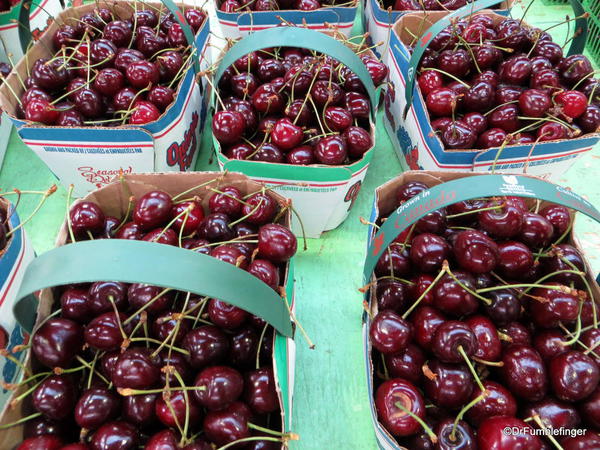 Bing cherries, St Catharines Market, Niagara Peninsula, Ontario