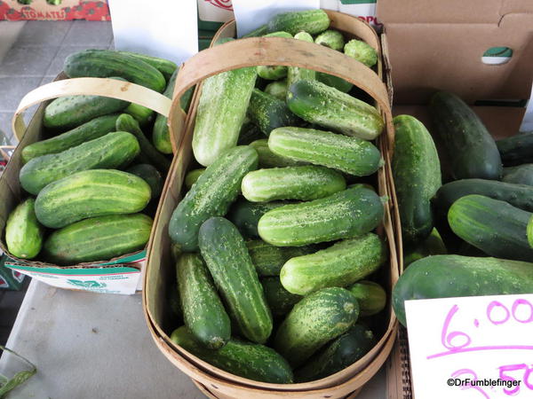 Cucumbers, St Catharines Market, Niagara Peninsula, Ontario