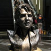 Elvis Presley bust in the Aria lobby