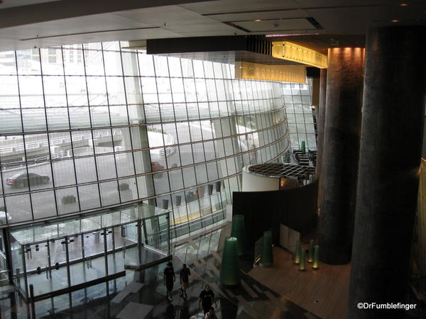 One of the Aria's entrances