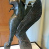 Getty Villa.  Winged bronze feline 700 BC Spain