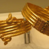 Getty Villa.  Gold Bracelet.  Greek 200 BC