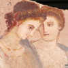 Getty Villa.  Roman Fresco 75 AD
