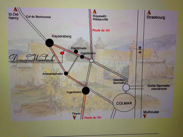 Route du Vin Map