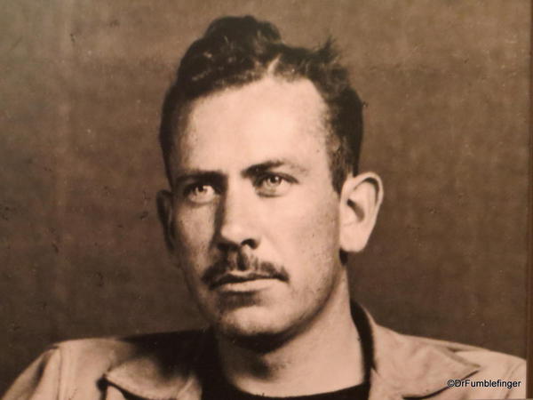 The National Steinbeck Center, Salinas. Photo of a young John Steinbeck