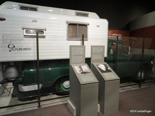 The National Steinbeck Center, Salinas. Rocinante, Steinbeck's actual touring vehicle from his 