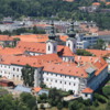Strahov Monastery, Prague, viewed from Petrin Hill