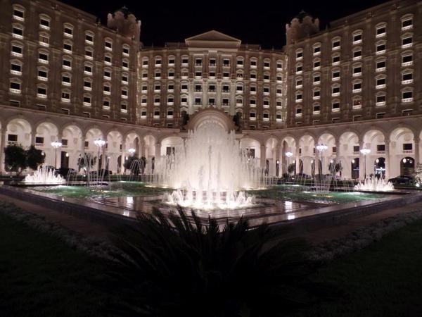 Saudi Arabia Riyadh Ritz Carlton, by night