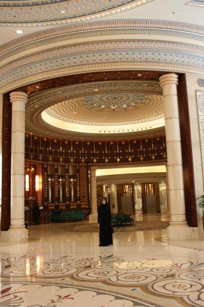 Saudi Arabia Riyadh Ritz Carlton, check-in desk