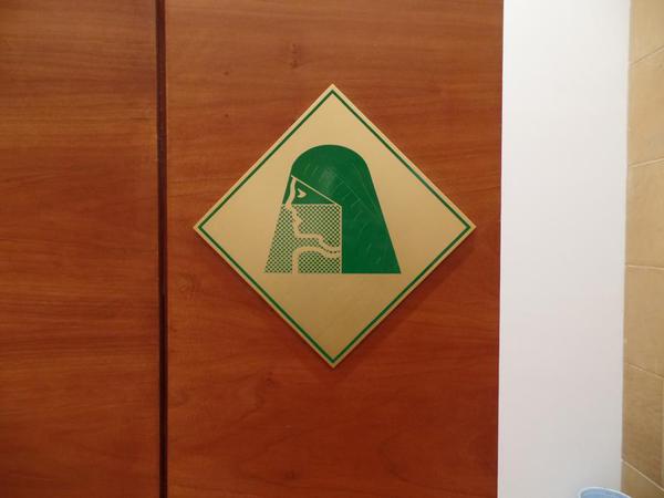 Saudi Arabia Riyadh National Museum. Women's bathroom