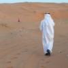 Saudi Arabia Riyadh.  Running in the sands