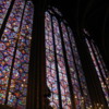 Stained glass windows at Saint-Chapelle, Paris