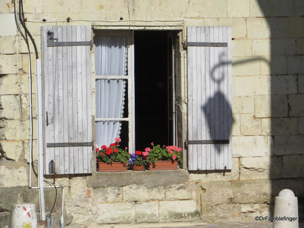 French village, window
