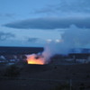 Volcanoes N.P. -- Glow from Halema'uma Crater at dusk