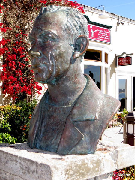 Steinbeck bust, Steinbeck plaza, Cannery Row