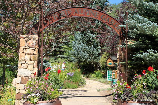 Entrance to Betty Ford Alpine Garden, Vail