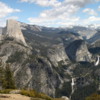 Half Dome, Nevada and Vernal Falls, Glacier Point, Yosemite NP