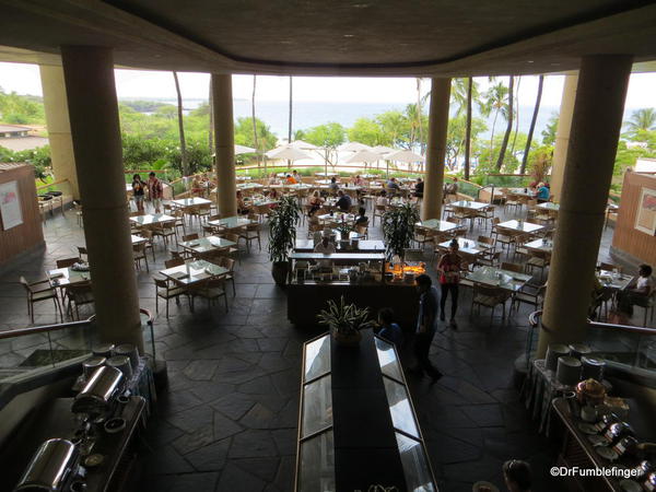 Main dining room of the Hapuna Beach Prince Resort