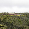 Volcanoes National Park.  Historic Volcano Lodge sits above Kilauea Crater