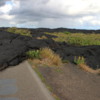 Volcanoes National Park.  Lava flow has closed the Chain of Craters Road