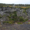 Volcanoes National Park.  Volcanoes National Park: One of the largest pit craters adjoining the Chain of Craters Road