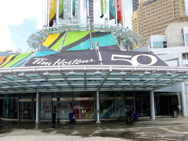 Toronto Convention Center, Note the Tim Horton @50 banner