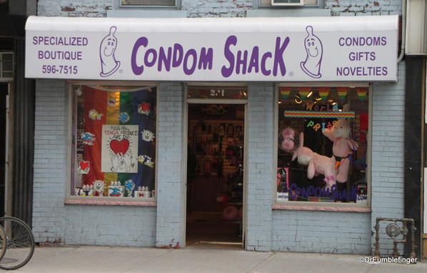 Signs of Toronto, Queen Street. Condom Shack