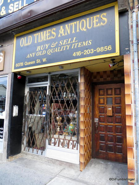 Signs of Toronto. Old Times Antiques