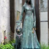 Buenos Aires' Recoleta Cemetery.  Grave of Liliana Crociati, with dog