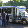 Shuttle bus to Graceland mansion