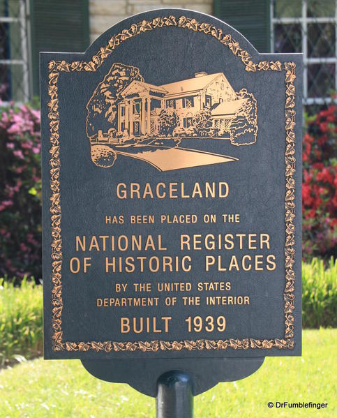 National Register of historic places, Graceland
