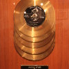 Graceland, Memphis. 5x gold record for Hound Dog-Don't be Cruel single
