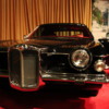 Elvis Presley Automobile Museum.  1973 Stutz Blackhawk.  Red leather, gold accents -- the last car Elvis is known to have driven