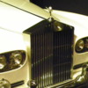 Elvis Presley Automobile Museum.  1966 Rolls Royce Silver Cloud.  Blue seats, walnut panels.
