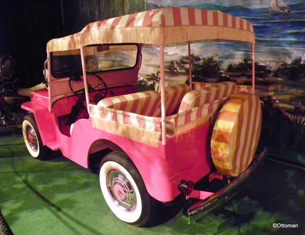 Elvis Presley Automobile Museum. Pink Jeep