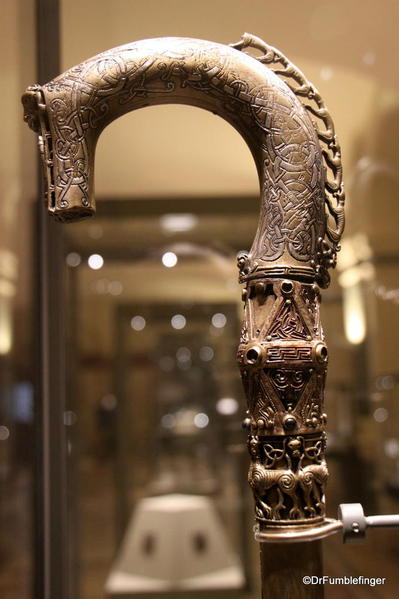 Dublin, National Museum of Ireland: Archaeology -- Crozier, 11th century